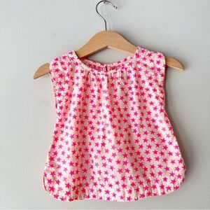 Peek Star Print Short Sleeve Dress